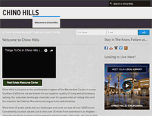 Tablet Screenshot of livinginchinohills.com
